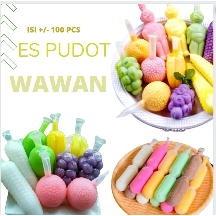 Plastik Es Jelly Pudot Plastik Es Ukuran Kecil  Plastik Es Lilin Panjang