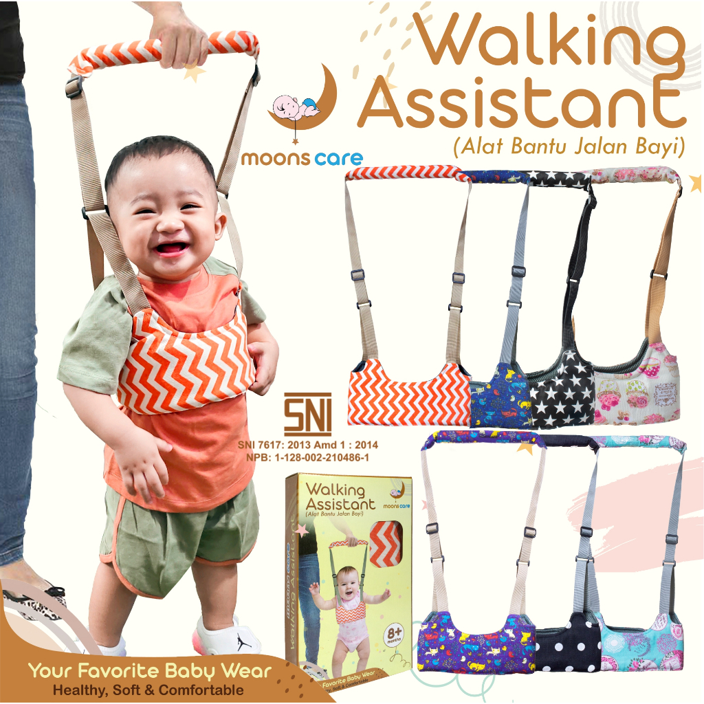 0Walking Assistant Moons Care (Alat Bantu Jalan Bayi) walking assistant alat bantu jalan bayi sabuk jalan bayi