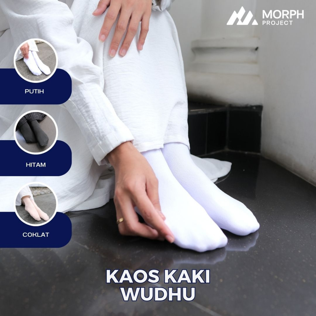 Kaos Kaki Wudhu Wanita Panjang Muslim Adventure MorphProject