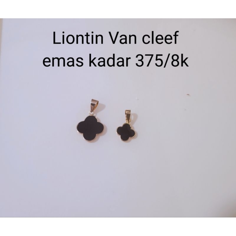 Liontin emas Van klip kadar 375/8k