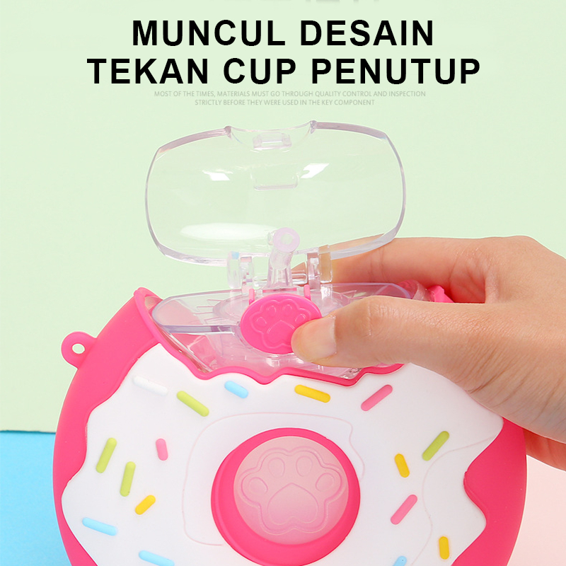 Botol Air Anak 380 ml Mengimport Botol Air Manis Bentuk Donat