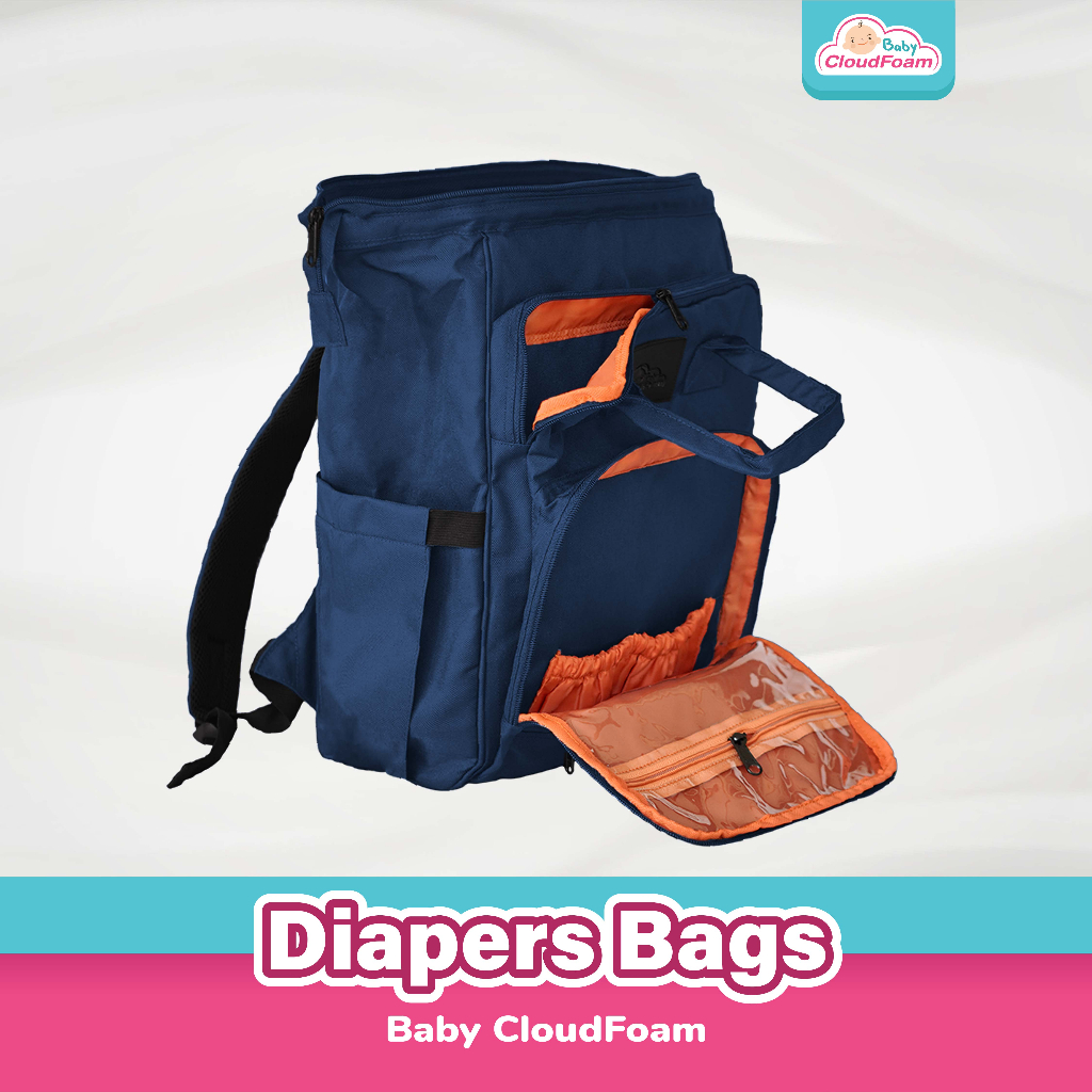 Baby Cloudfoam Diapers Bag Tas Perlengkapan Bayi