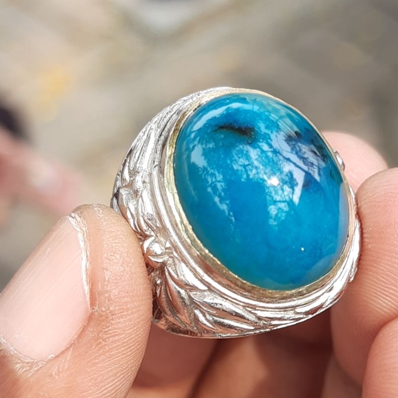 Cincin Batu Bacan Doko Majiko Asli Natural Original