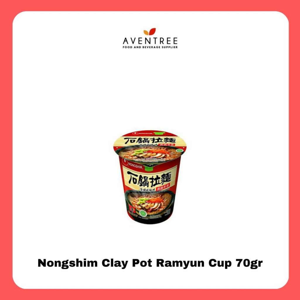 

Nongshim SHIN Ramyun Spicy Kimchi Ramyun Korean Clay Pot Ramyun Cup 70 gram