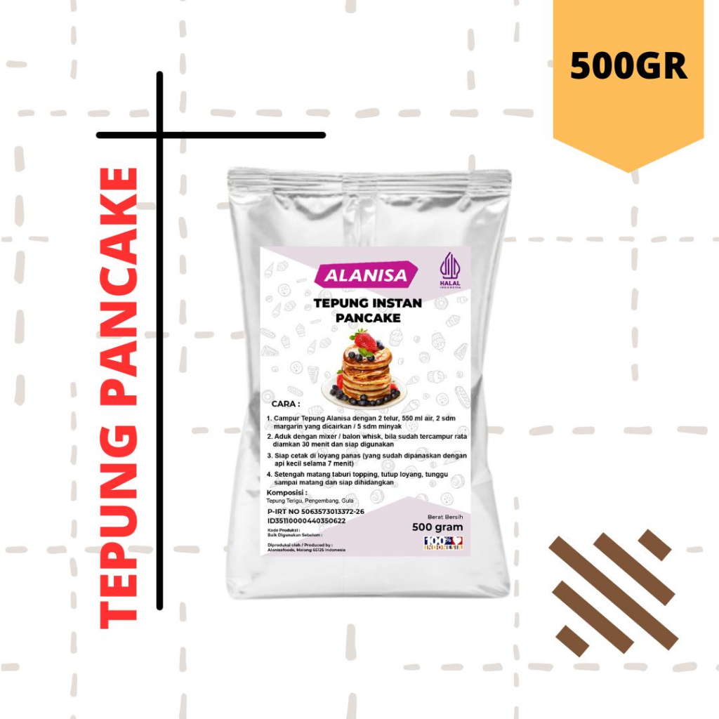 

PRAKTIS!! TEPUNG PANCAKE 500GR