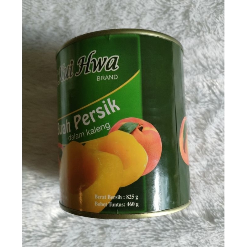 Mei Kui Hwa Buah Persik dalam Kaleng/Peach Halves 825 gr