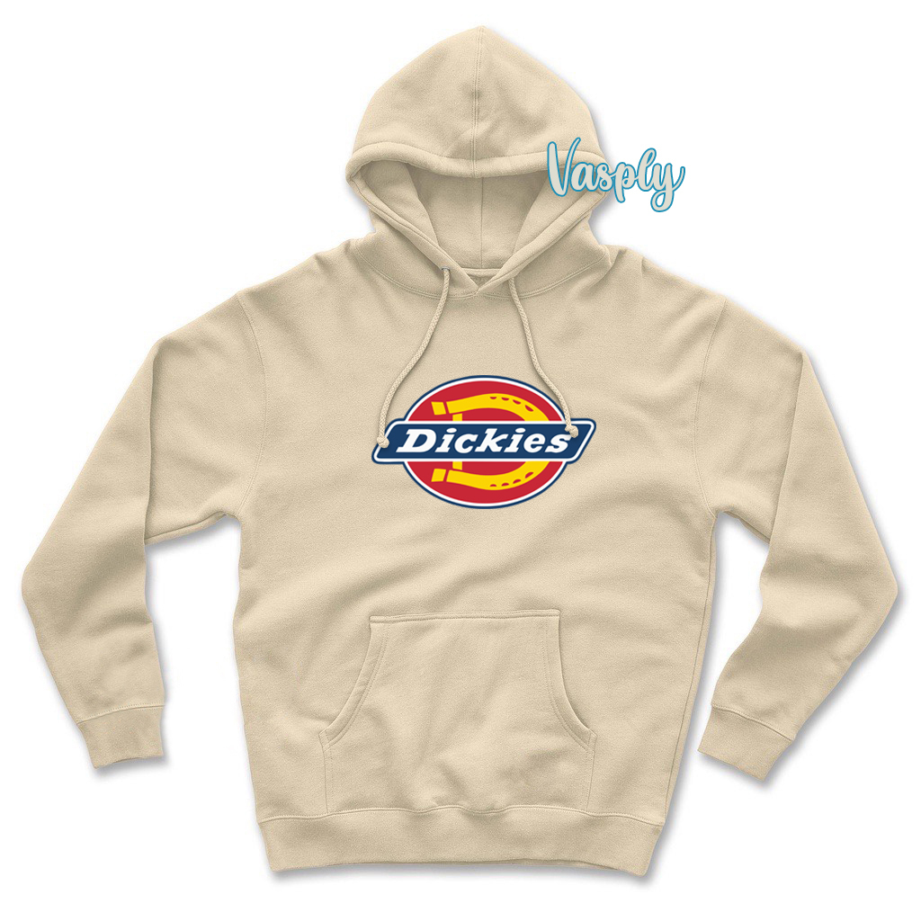 VASPLY Sweater Hoodie Pria Wanita Oversize Dickies Warna Bahan Fleece Tebal Premium Distro