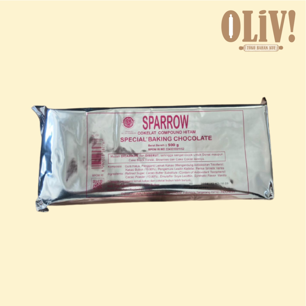 

SPARROW BAKING CHOCOLATE 500GR