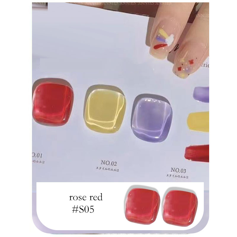 MSY Kutek Gel Summer Colour Jelly Transparant And Nail Gel Polish UV LED 10ml/Cat kuku
