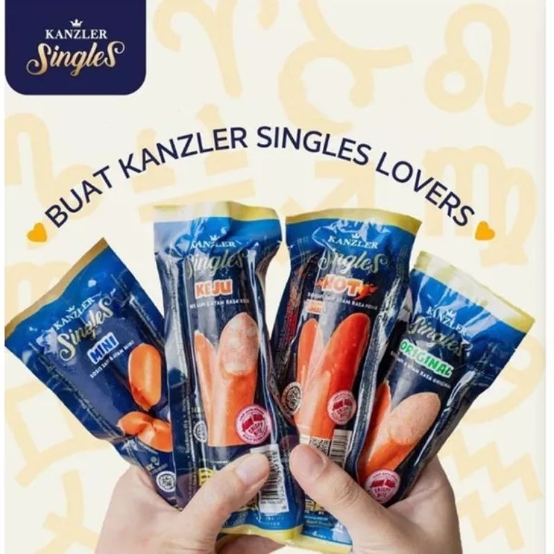 

Kanzler sosis pedas gochujang keju ori kanzler mini