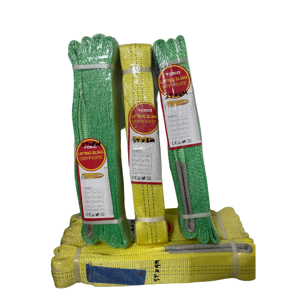 WEBBING SLING 2TON 2T  / WEBBING SLING MACAM MACAM UKURAN webbing sling belt WEBBING SLING EYE AND E