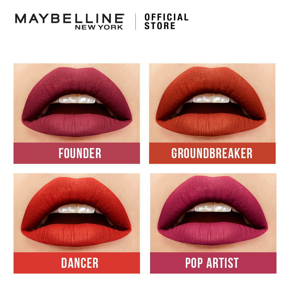 Maybelline Superstay Matte Ink [ WARNA BESTSELLING ] ED Panjang 2025 - 2026 | Lip Cream Transferproof | Spiced 65 Red 285 220 Blushed 225 Birthday Edition 350 Ready 210 SSMI 205 ✰ ascocobeauty ✰