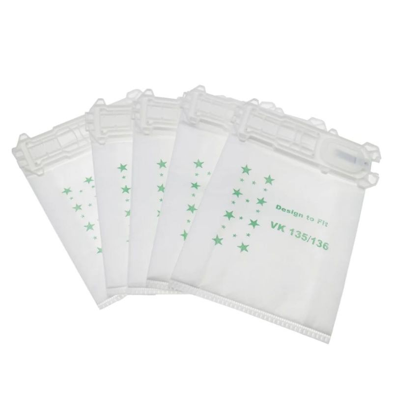 【10 pcs】Kantong Debu Vacuum Cleaner Vorwerk/Vk135 Vk136 Dust Bag