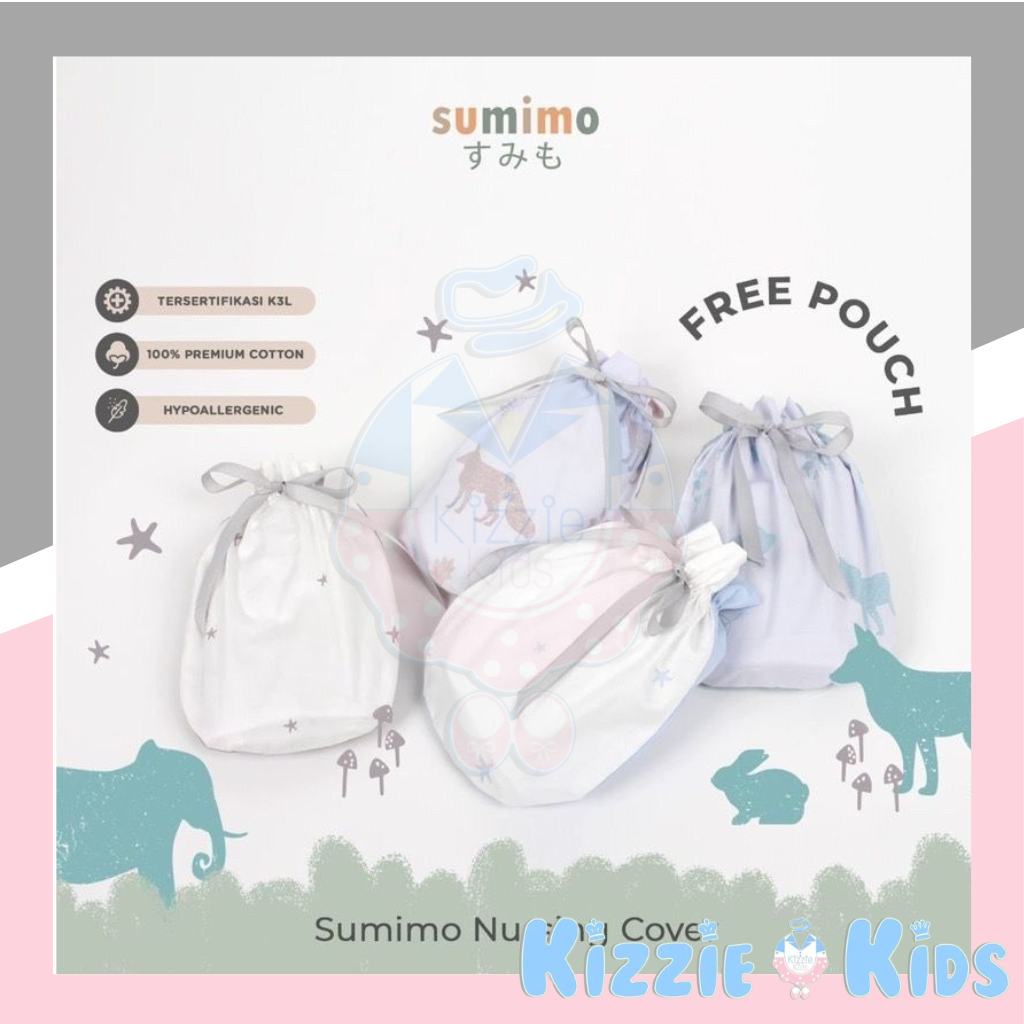 Sumimo Nursing Cover / AURORA Apron menyusui / Kain Penutup Ibu Menyusui