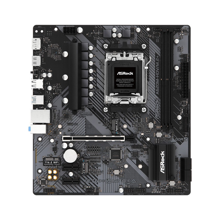 ASROCK A620M-HDV/M.2+ (DDR5, AM5 Ryzen 7000 Series)