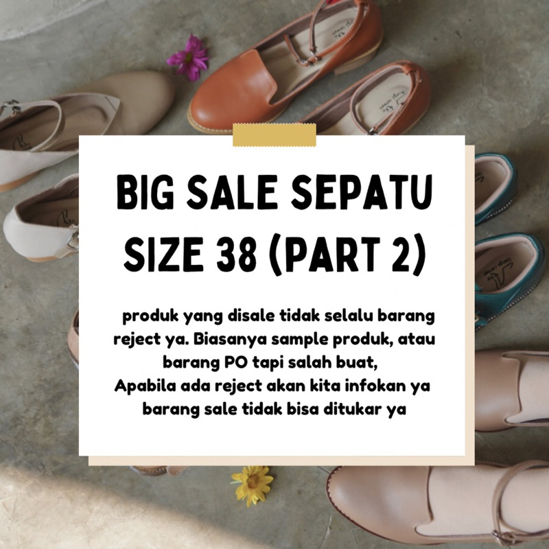 SALE SIZE 38 part 2 - thethingscorner /Sepatu wanita