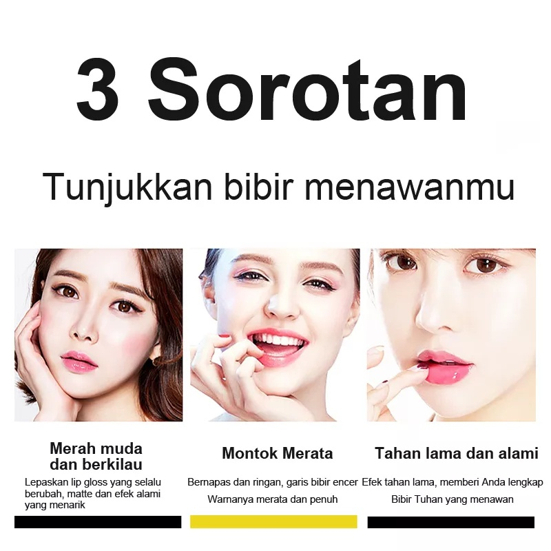 YZS ikatan simpul mengubah warna lipstik pelembab pelembab karoten lip balm ribuan orang ribuan warna lip balm