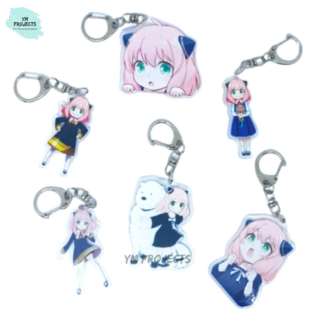 [YM PROJECTS] ANYA SPY X FAMILY Key Chain Gantungan Kunci Arkilik ANYA SPY X FAMILY