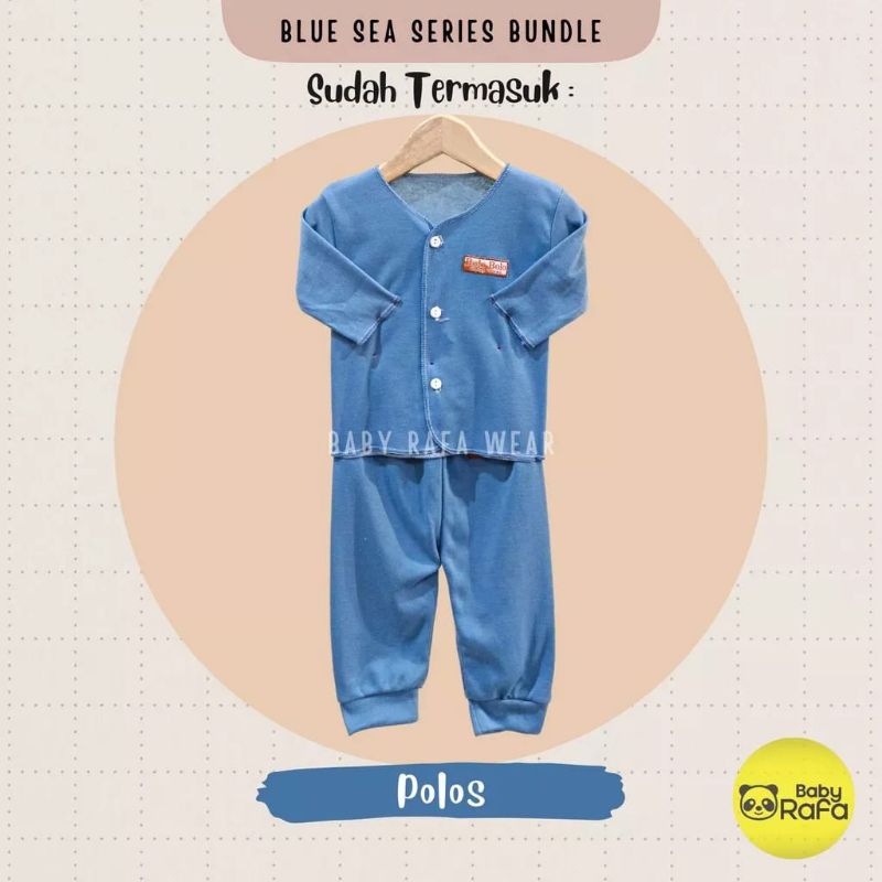 [rumahbayipdg] Stelan baju bayi 0-6 Month || set lengan panjang abu series