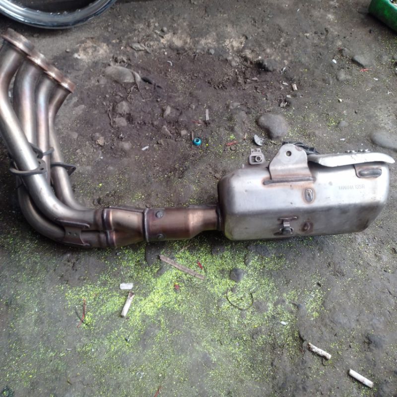 Header Exhaust Manifold pipa leheran kepala knalpot yamaha YZF R6 original