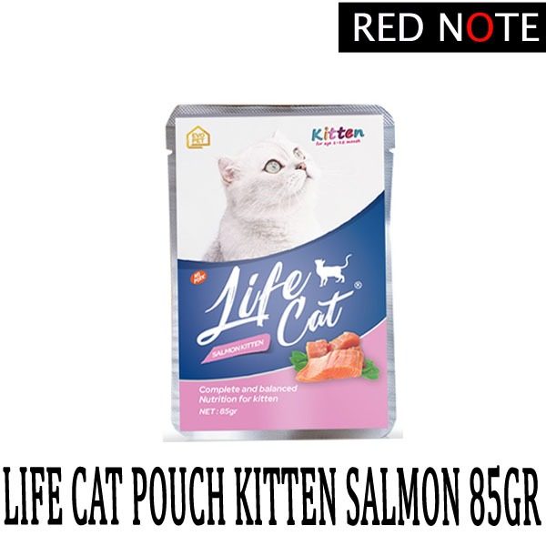 LIFE CAT Pouch Kitten Salmon 85gr