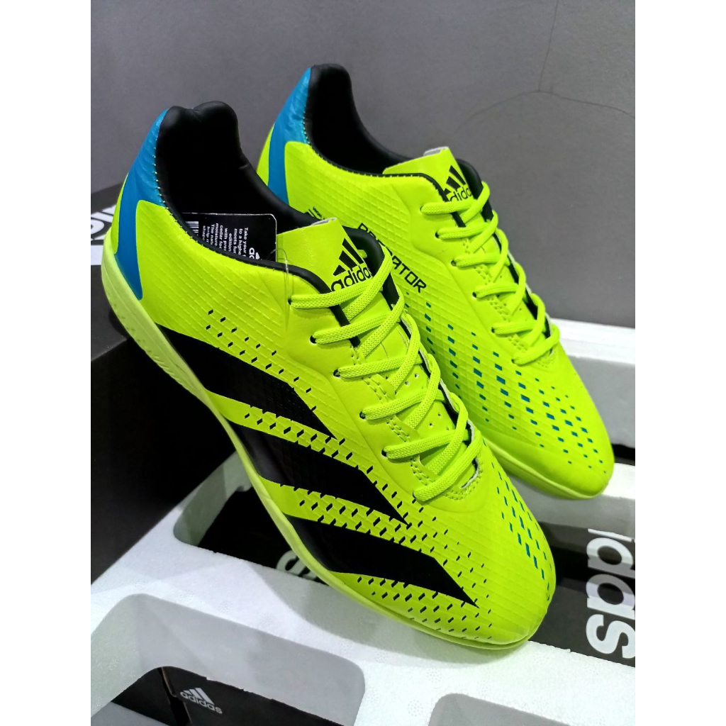 SEPATU FUTSAL ADIDAS PREDATOR HIJAU STABILO