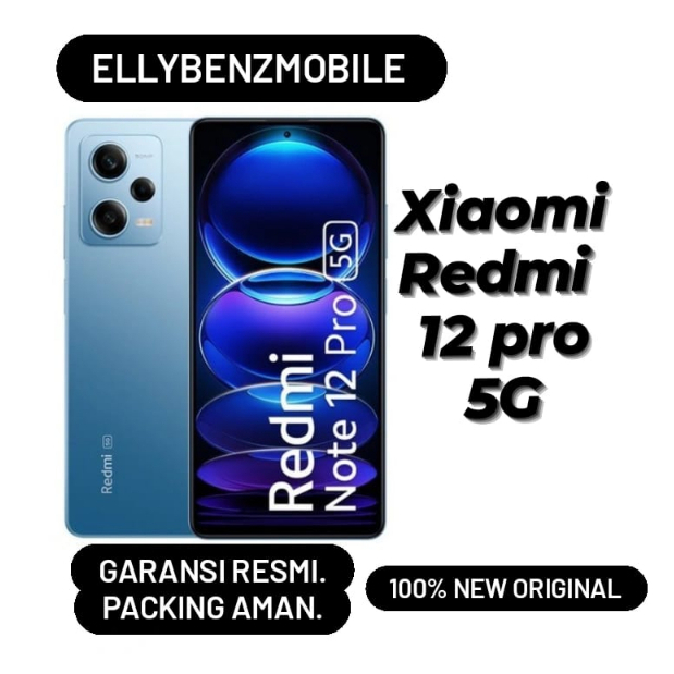 XIAOMI Redmi Note 12 Pro 5G RAM 8/256 ( 8GB/256GB ) NEW Garansi Resmi