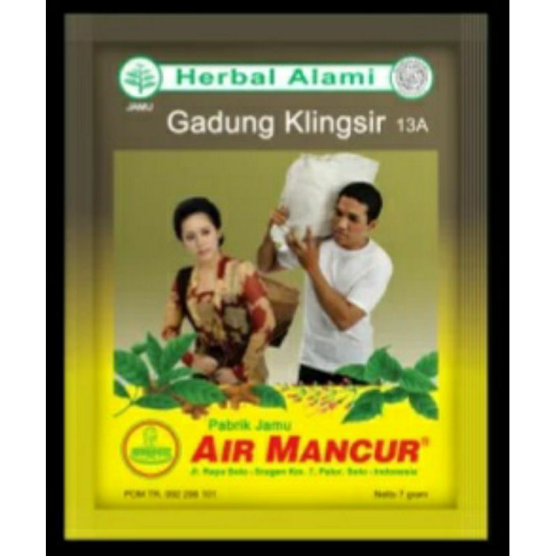 JAMU GADUNG KLINGSIR AIR MANCUR TRADISIONAL DIDEL HERBAL [COD]