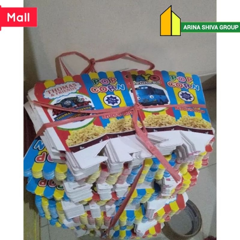 

100 LEMBAR KERTAS POPCORN 12 × 6 PAPER CRAFT POPCORN BERKUALITAS | KARDUS KEMASAN POPCORN UKURAN 12 × 6 PRODUK TERBARU | ARINA SHIVA GROUP 63