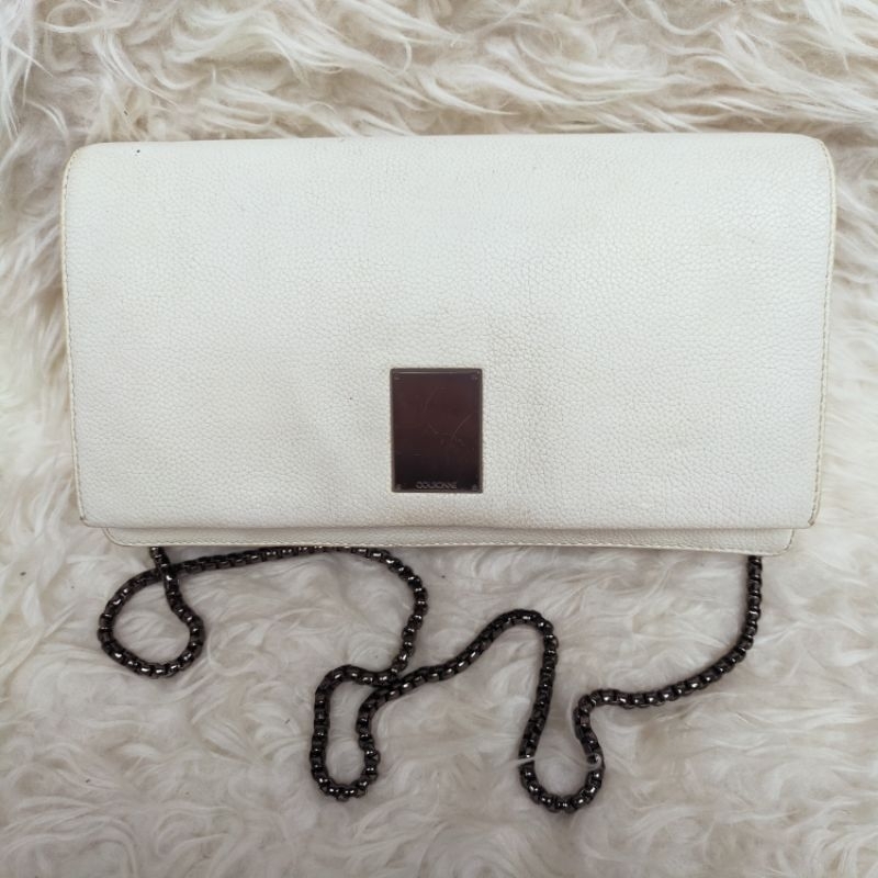 Tas wanita, Clutch kulit asli Couronne