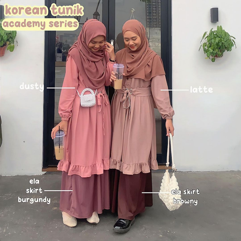 KOREAN TUNIK ACADEMY BY ARUNA OUTFIT