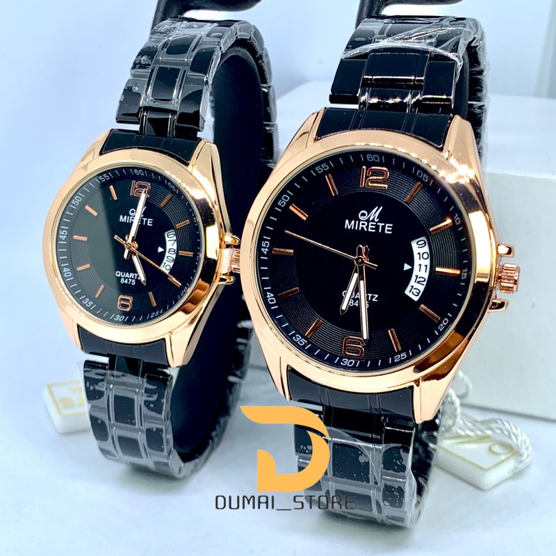 MIRETE  Jam Tangan Couple Mirete Premium Import Tahan Air