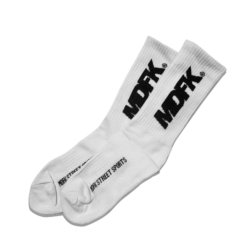 MDFK Basic socks WHITE (kaos kaki basic mdfk)