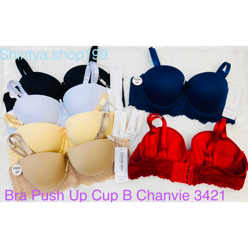 Bh | Bra Push Up setengah cup CHANVIE LEEN 3421 pakai kawat dan busa tebal