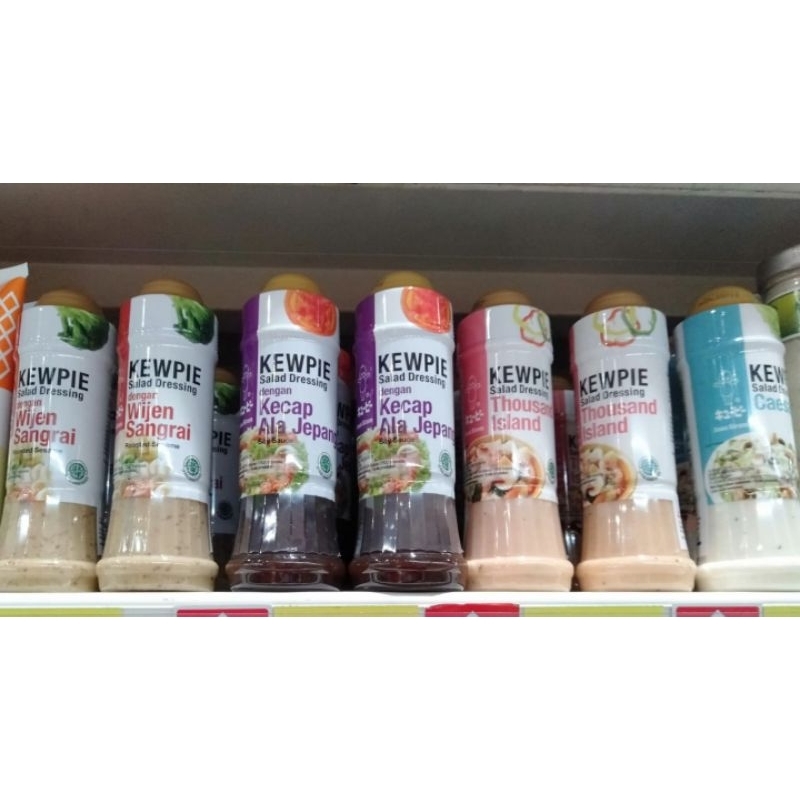 

Kewpie Salad Dressing Wijen Sangrai l Kecap Jepang l Thousand Island l Caesar 200Ml