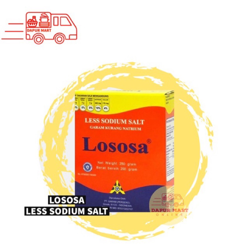

Garam Lososa / Garam rendah natrium / Low sodium salt 250 gr