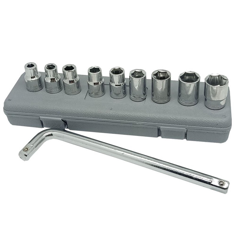 Kunci shock socket set 10pcs 8mm - 24mm Ktp wrench set