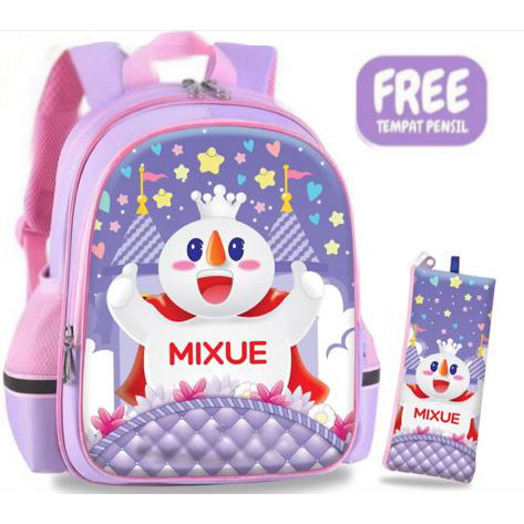 GGS tas ransel anak sekolah PAUD TK SD LAKI 2in1 PREMIUM VIRAL terbaru 2023 karakter ES KRIM MIXSUE terlaris bisa COD FREE BOTOL KACA