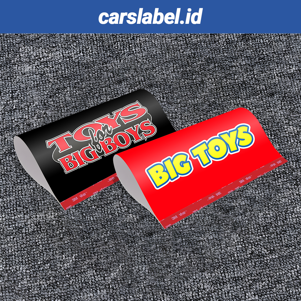 

BIG TOYS - Label Tag Mobil - Variasi Penutup Pintu Bagasi - Hiasan Stiker Lego Mobil Viral