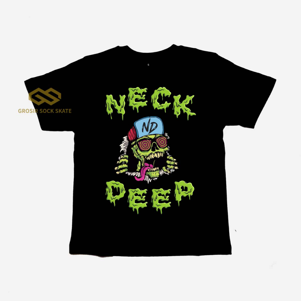 KAOS BAND ANAK/ KAOS MUSIK NECK DEEP USIA 1-12 TAHUN