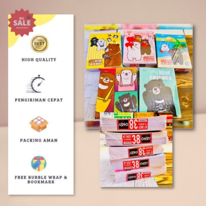 

BUKU TULIS OKEY KIKY 38 ISI 10 BUKU