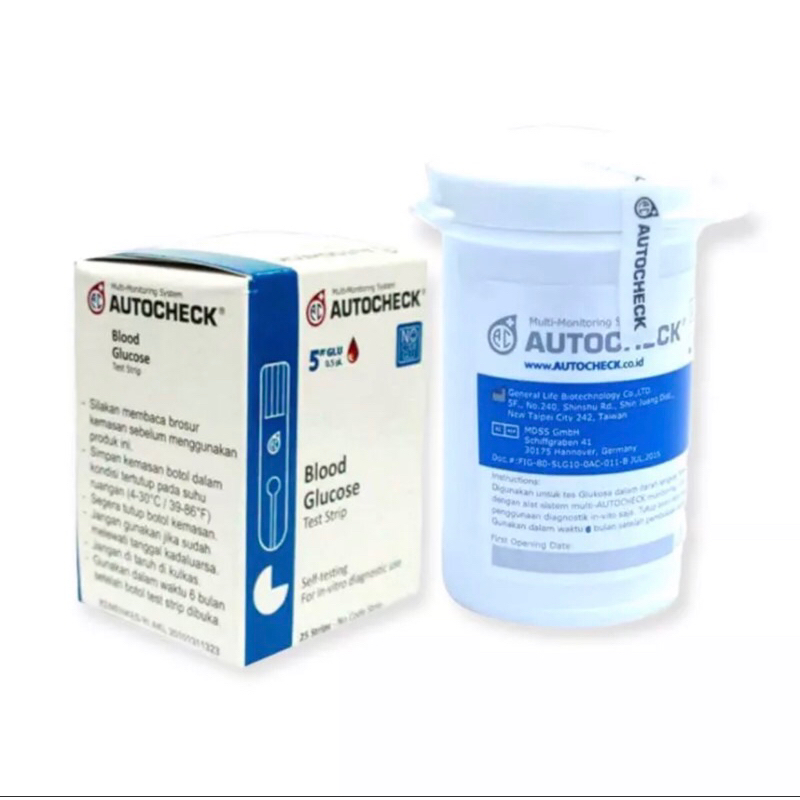 Strip Gula Darah Autocheck / Strip Autocheck 3in1 Gula Darh