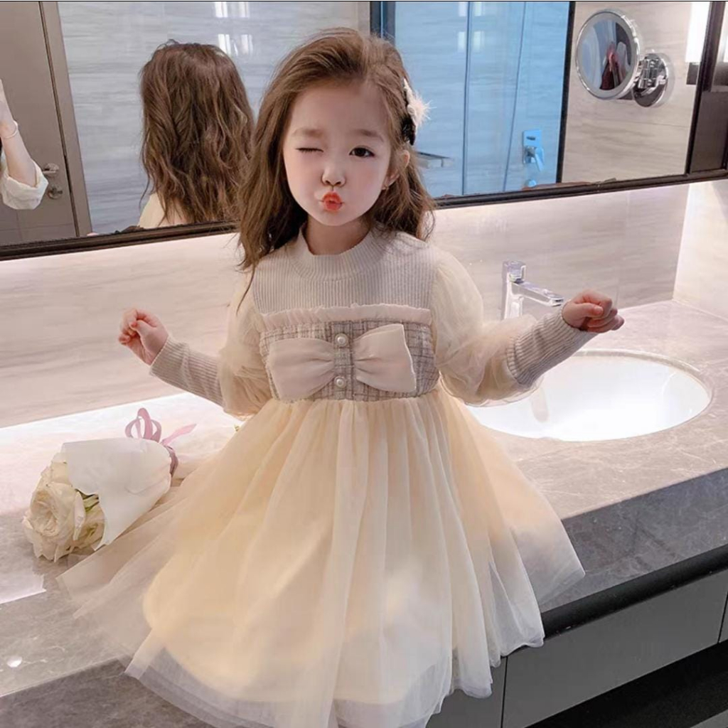 A531 - Dress Import Anak Perempuan Cantik / Gaun Pesta Anak Cewek Korea / Dress Anak Murah Best Sell