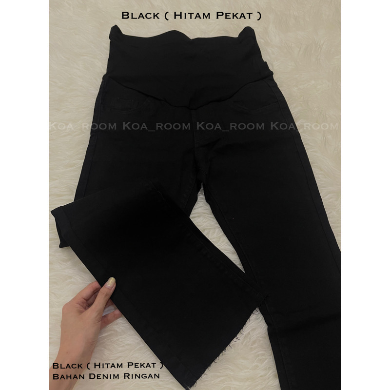 Maternity Cutbray Jeans ( Celana Hamil Jeans Cutbray )