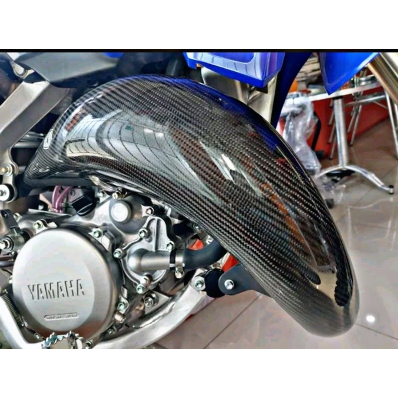PELINDUNG KNALPOT YZ125 COVER KNALPOT YZ125 CARBON