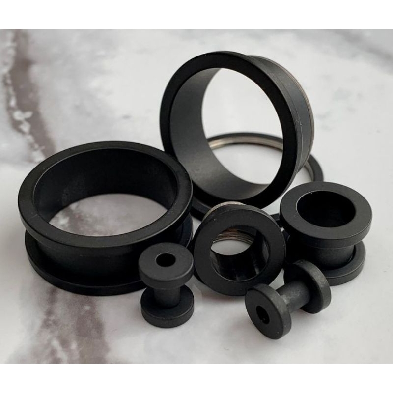 EXPANDER TELINGA/PERSING TELINGA TITANIUM/PERSING WARNA HITAM