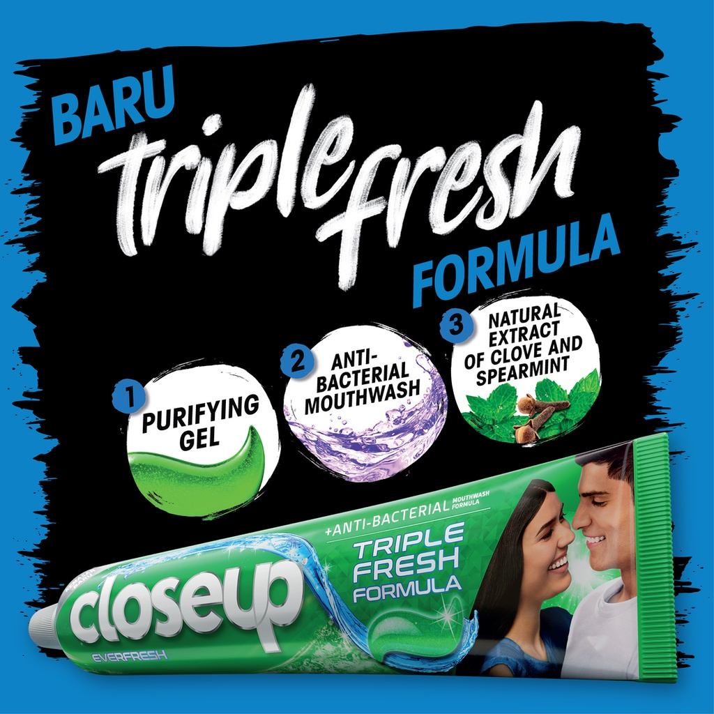 Close up PASTA GIGI Anti Bacterial Toothpaste Ever Fresh Nafas Segar Mencegah Bau Mulut