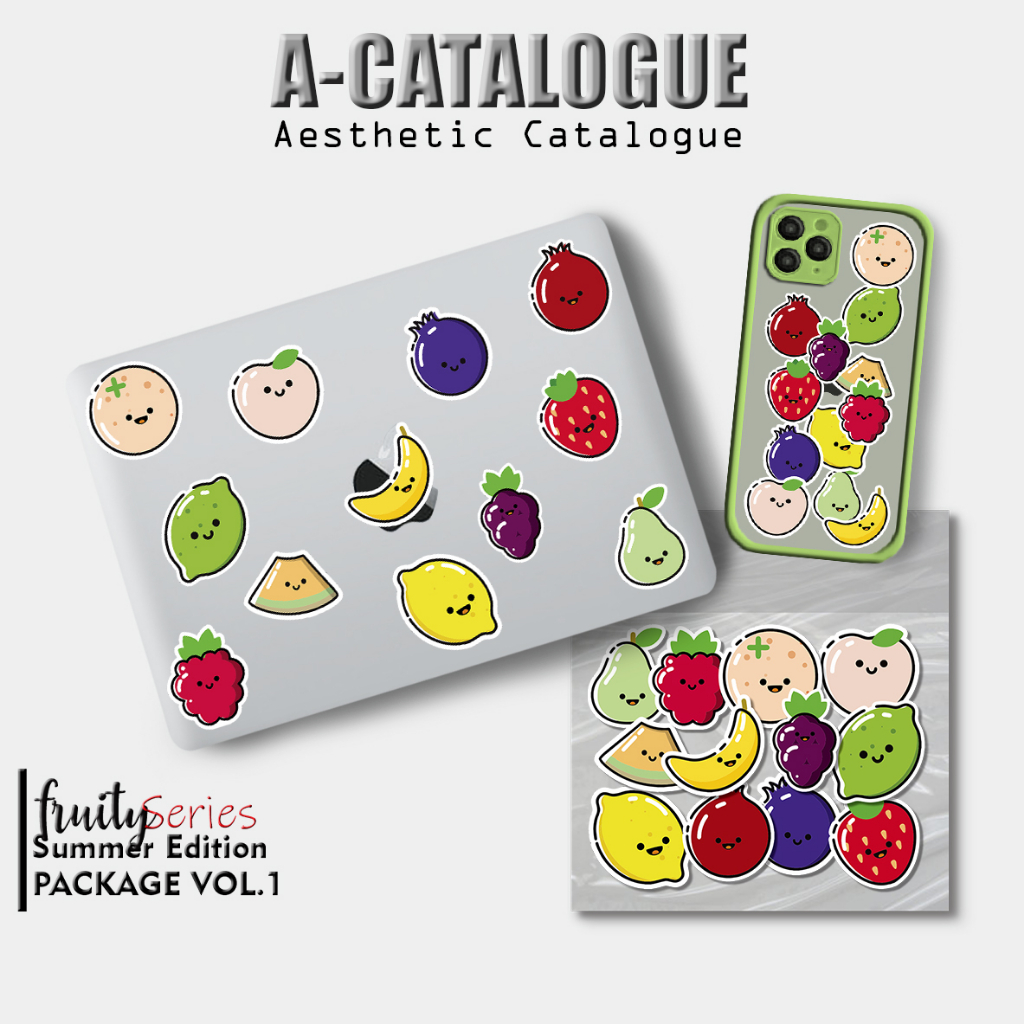 

Sticker Aesthetic Catalogue Waterprooft Compilation Hypebeast Fruity Icon Logo || SUMMER EDITION