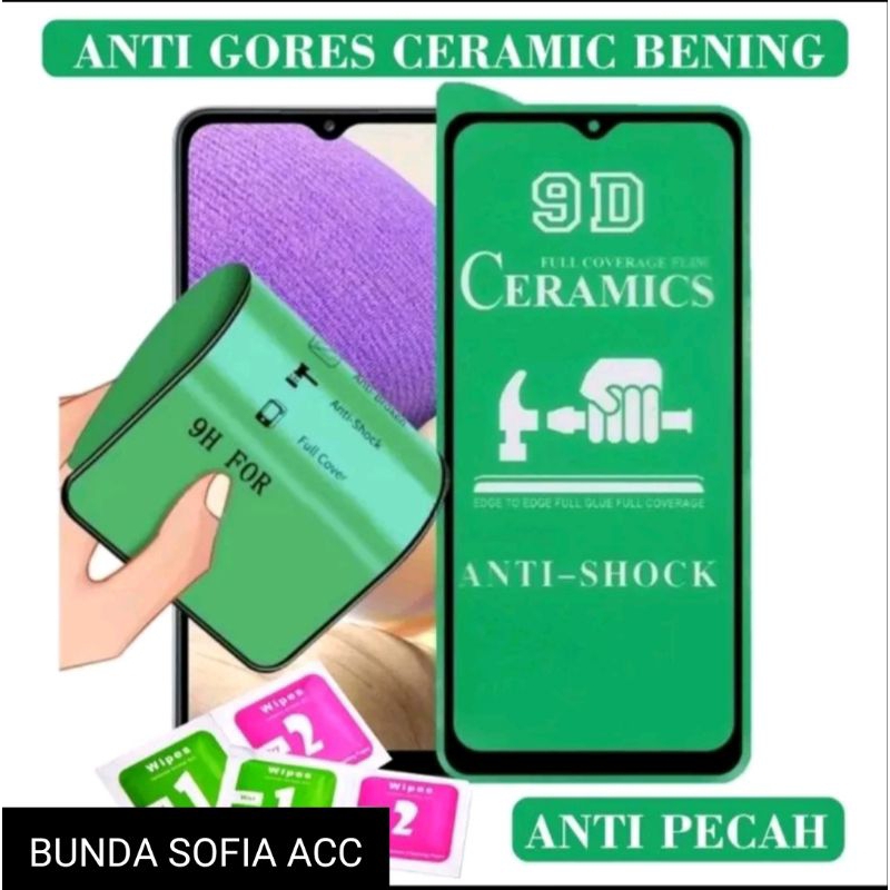 TG TEMPRED GLASS CERAMIC ANTI PECAH CLEAR FILM 21D FOR SAMSUNG A6+