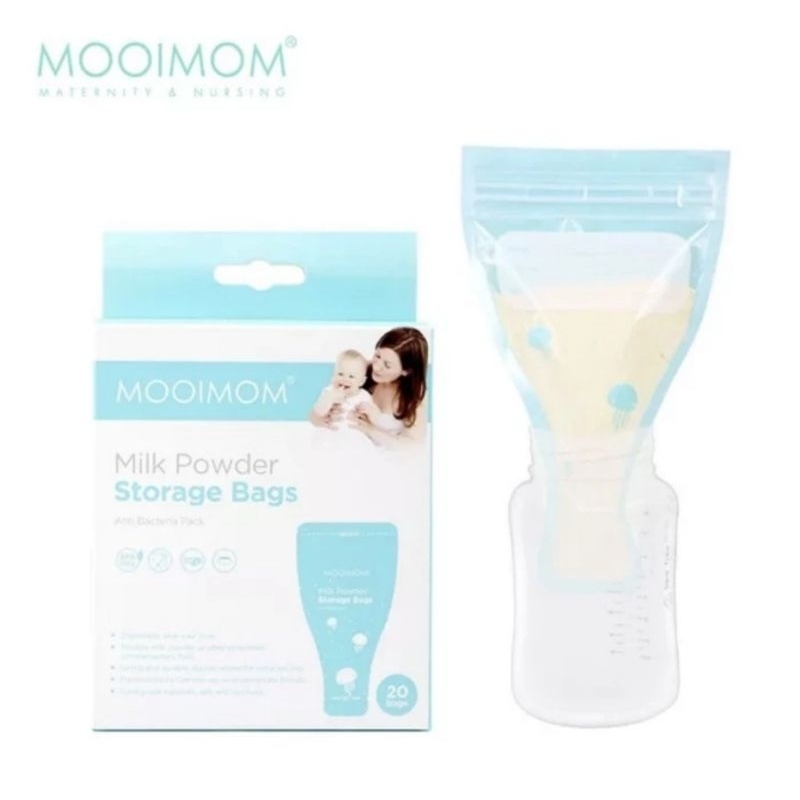 MOOIMOM Milk Powder Storage 20 Pcs / Kantong Susu Bubuk